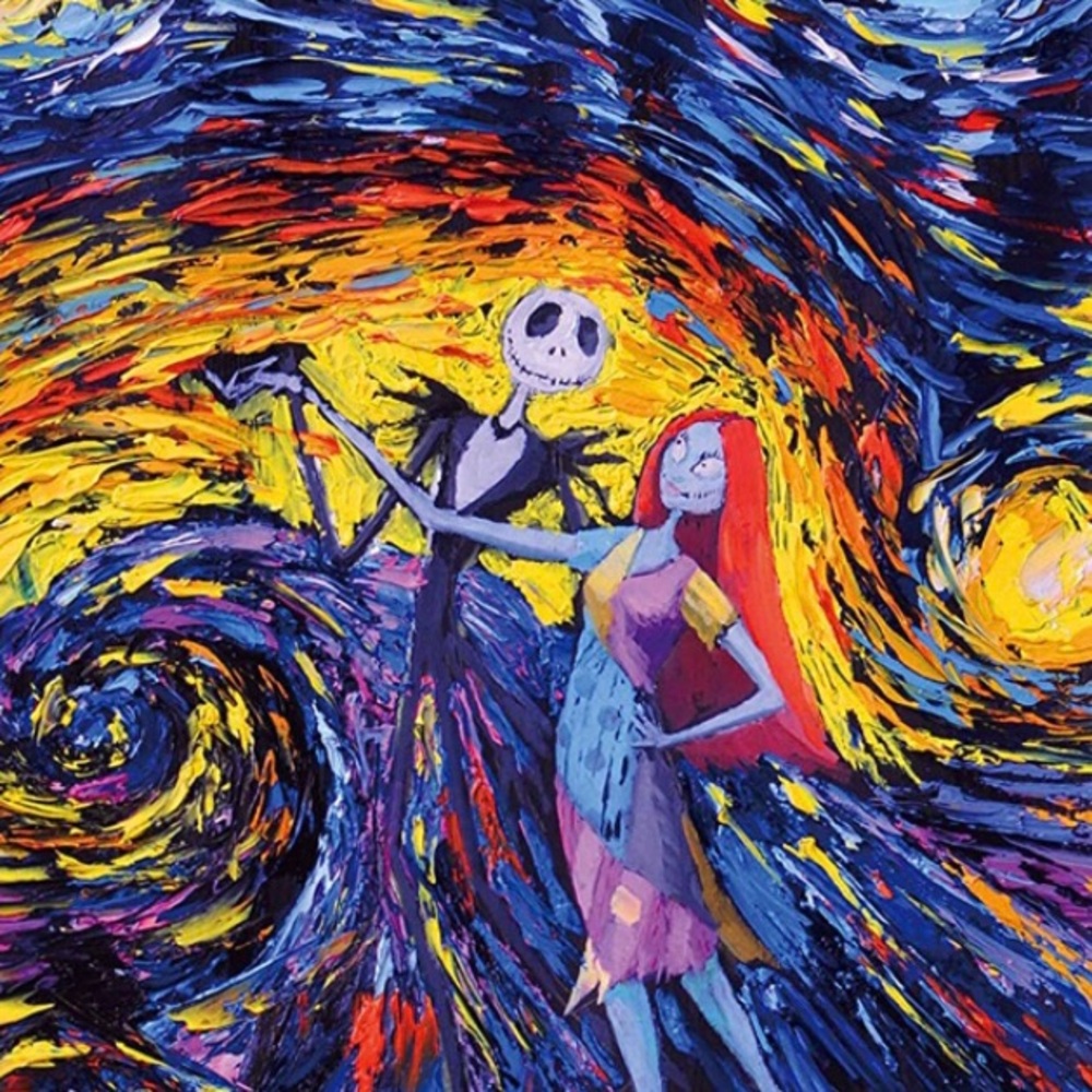 Nightmare Before Christmas Canvas Art